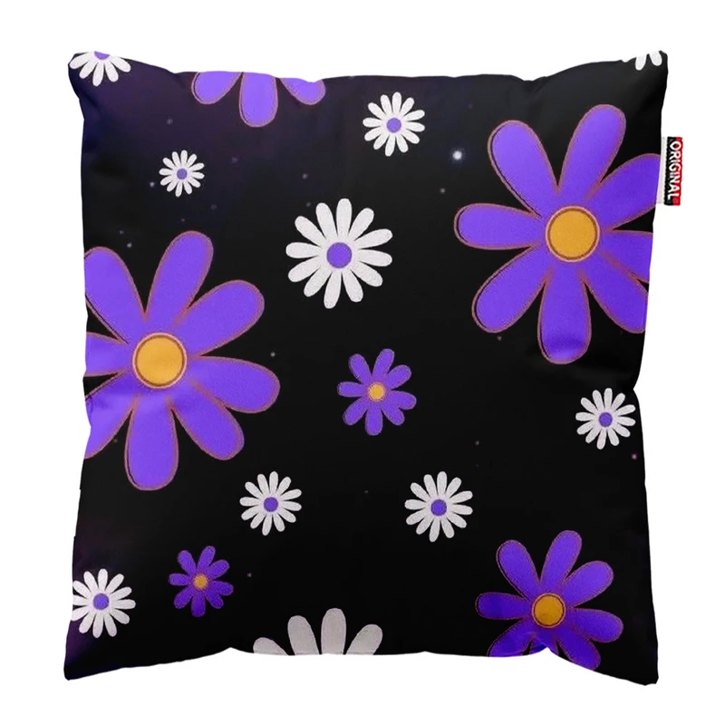 کوسن پاد آفرین طرح گل سایز 30*30 سانتی متر کد 961