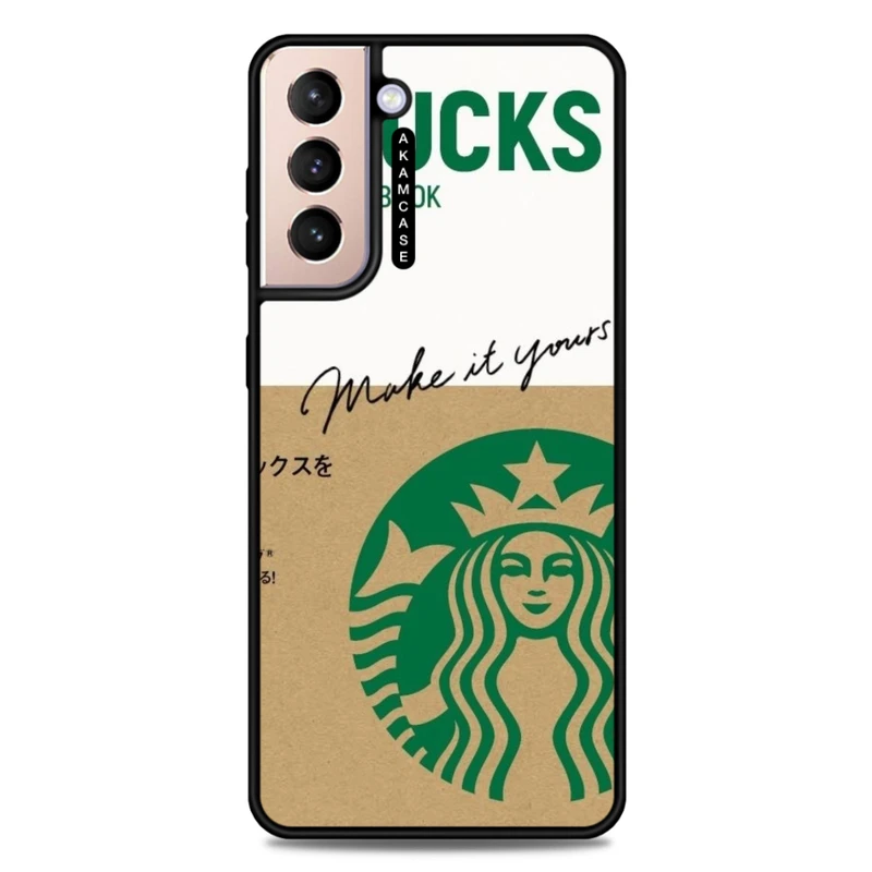 کاور آکام مدل AMCWSGS21P-STARBUCKS6 مناسب برای گوشی موبایل سامسونگ Galaxy S21 Plus