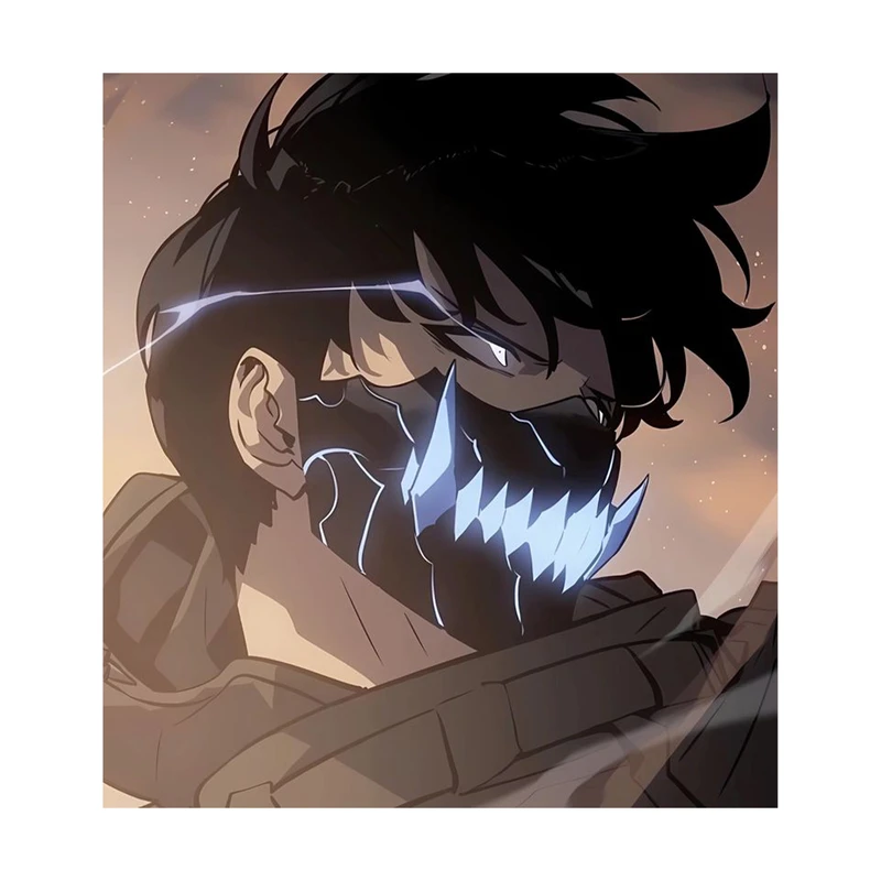 استیکر لپ تاپ و موبایل مدل انیمه طرح solo leveling sung jin woo کد 5310