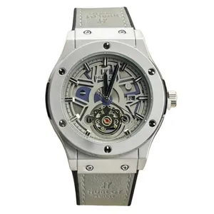 ساعت مچی عقربه‌ای مردانه هابلوت مدل طرحدار اسکلتون Tt