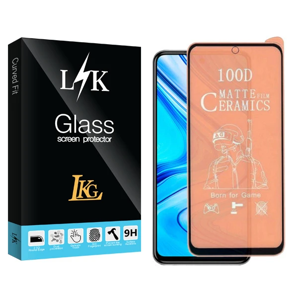 محافظ صفحه نمایش مات ال کا جی مدل LK Glass مناسب برای گوشی موبایل شیائومی Redmi Note 9S
