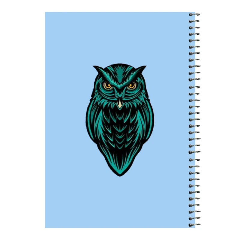 دفتر مشق 80 برگ اس جی مدل جغد   