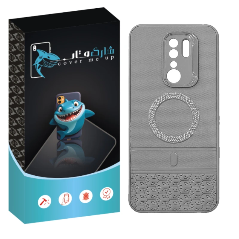 کاور شارک قاب مدل تاس مناسب برای گوشی موبایل شیائومی Redmi 9 / 9 Prime