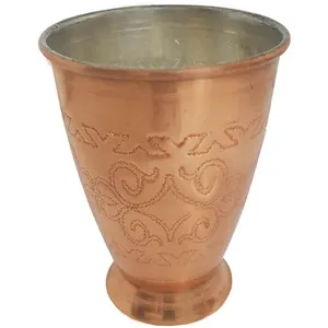 لیوان مسی مدل پایه دار زنجان کد Lp02