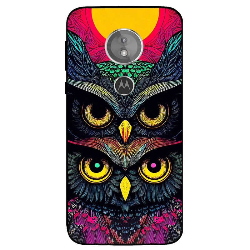 کاور مگافون طرح جغد مدل 1904 مناسب برای گوشی موبایل موتورولا Moto E5 / G6 Play