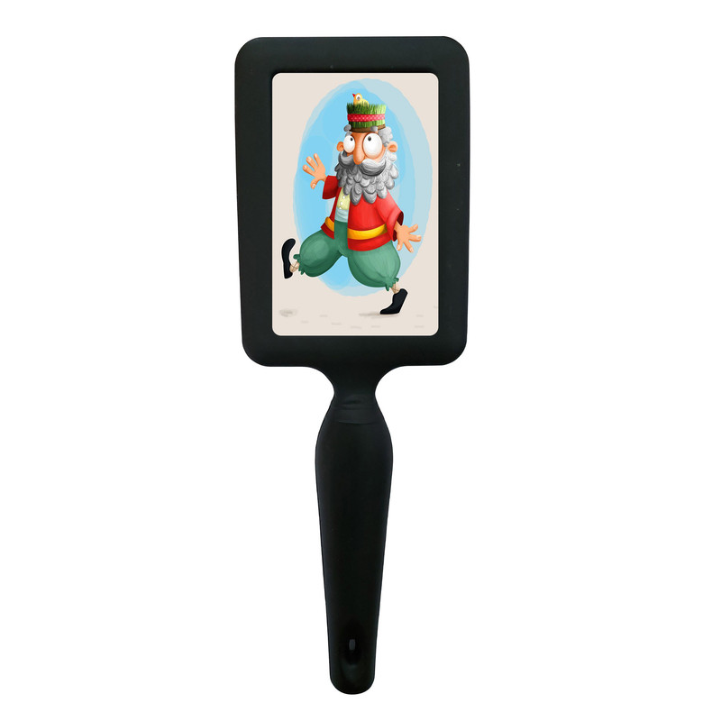 برس مو طرح سبزه عید و عمو نوروز مدل B1241