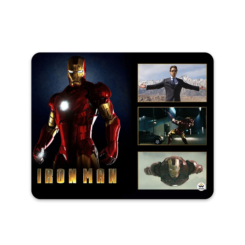 ماوس پد شادیت مدل Iron Man کد585 سایز 24*19 سانتی متر