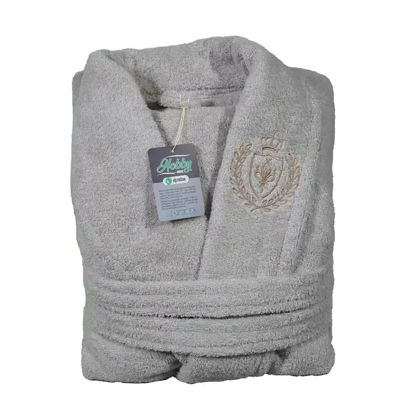 حوله پالتویی هوبی مدل یقه گلدوزی شده سایز 125