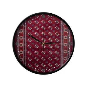 ساعت دیواری مدوپد طرح فرش ترکمان مدل C-Torkaman07