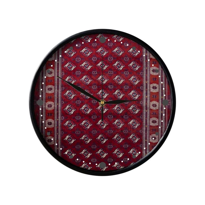 ساعت دیواری مدوپد طرح فرش ترکمان مدل C-Torkaman07