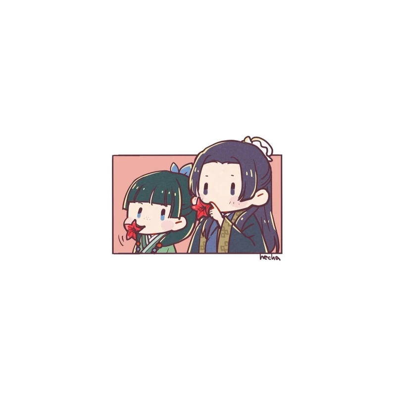 استیکر لپ تاپ و موبایل مدل انیمه طرح خاطرات داروساز The Apothecary Diaries کد 6188