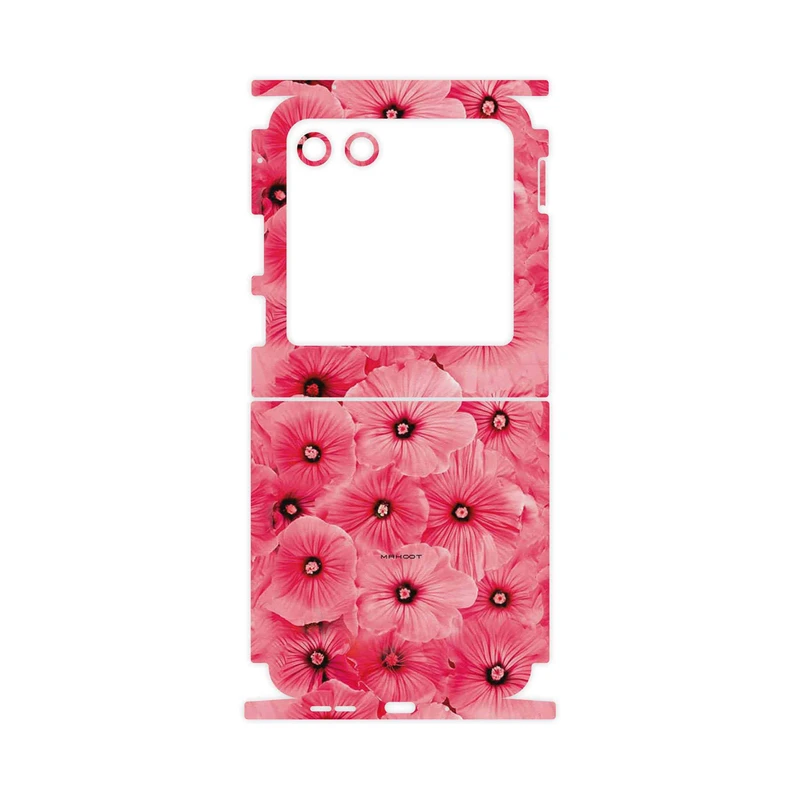 برچسب پوششی ماهوت مدل Pink_Flower-FullSkin مناسب برای گوشی موبایل موتورولا Razr 40 Ultra