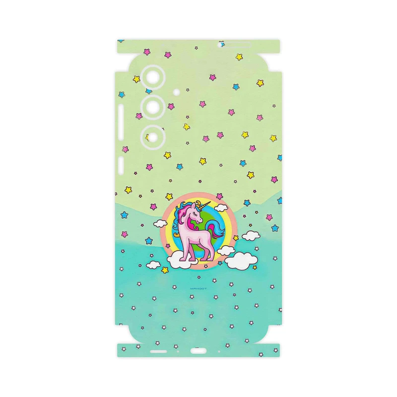 برچسب پوششی ماهوت مدل Rainbow unicorn adventure-FullSkin مناسب برای گوشی موبایل سامسونگ Galaxy A35