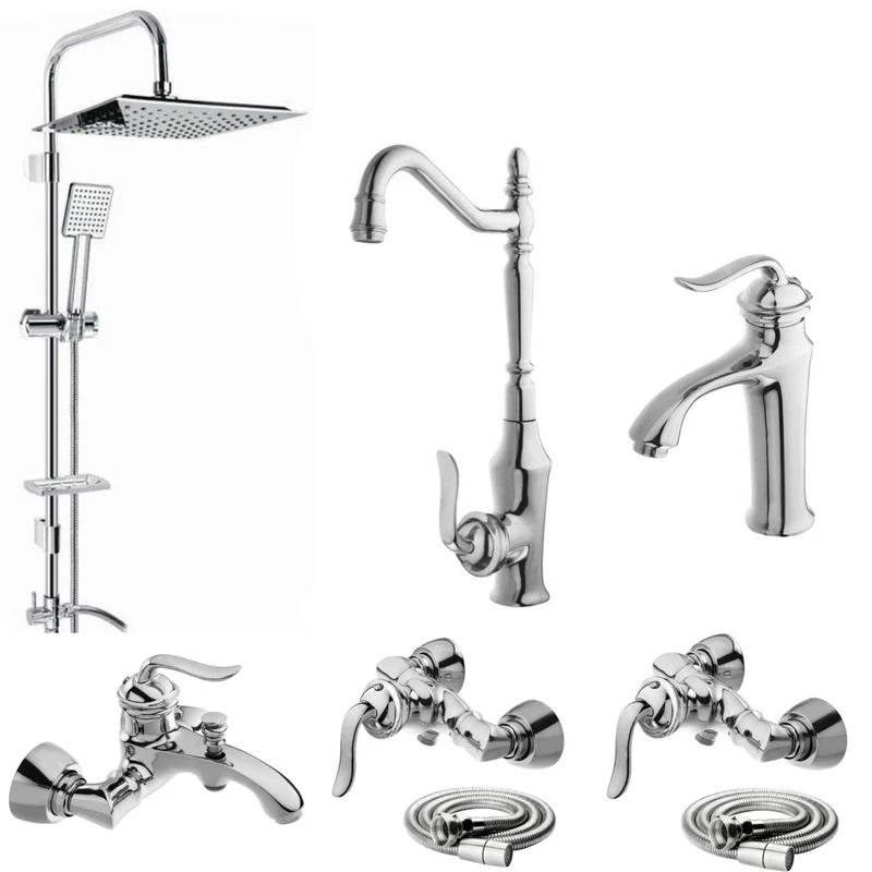 ست شیرالات ادرینا مدل جاسپر مجموعه ۸ عددی 