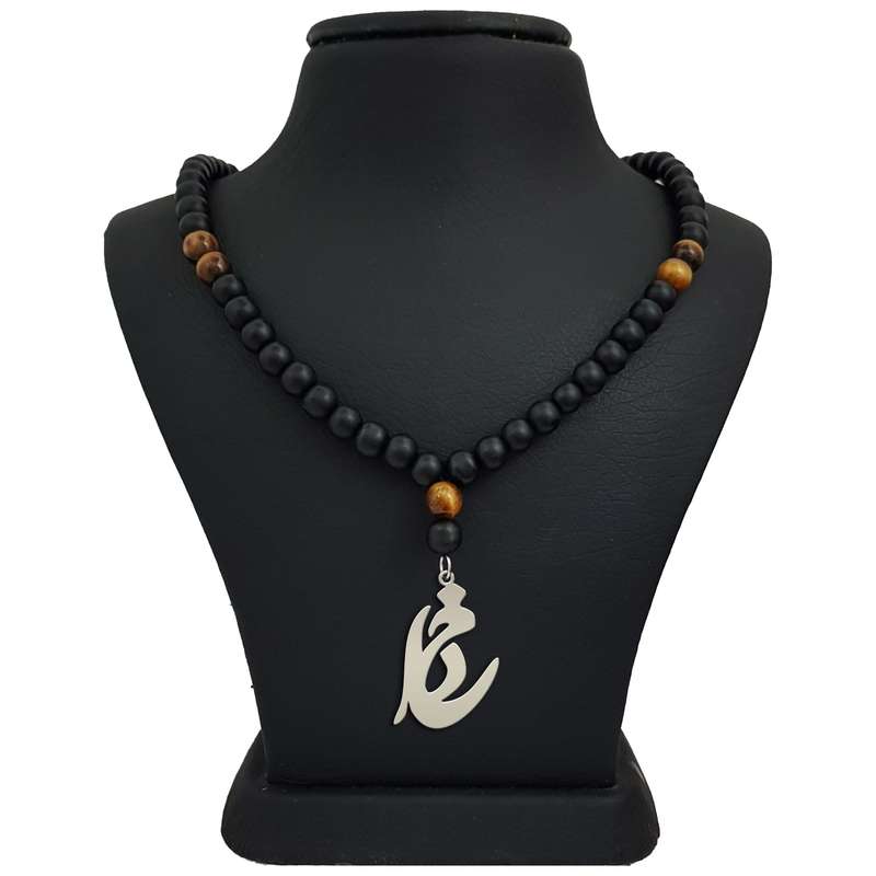 گردنبند نقره مردانه ترمه ۱ طرح خدا کد mas 00273 گردنبند نقره مردانه ترمه ۱ طرح خدا کد mas 00273