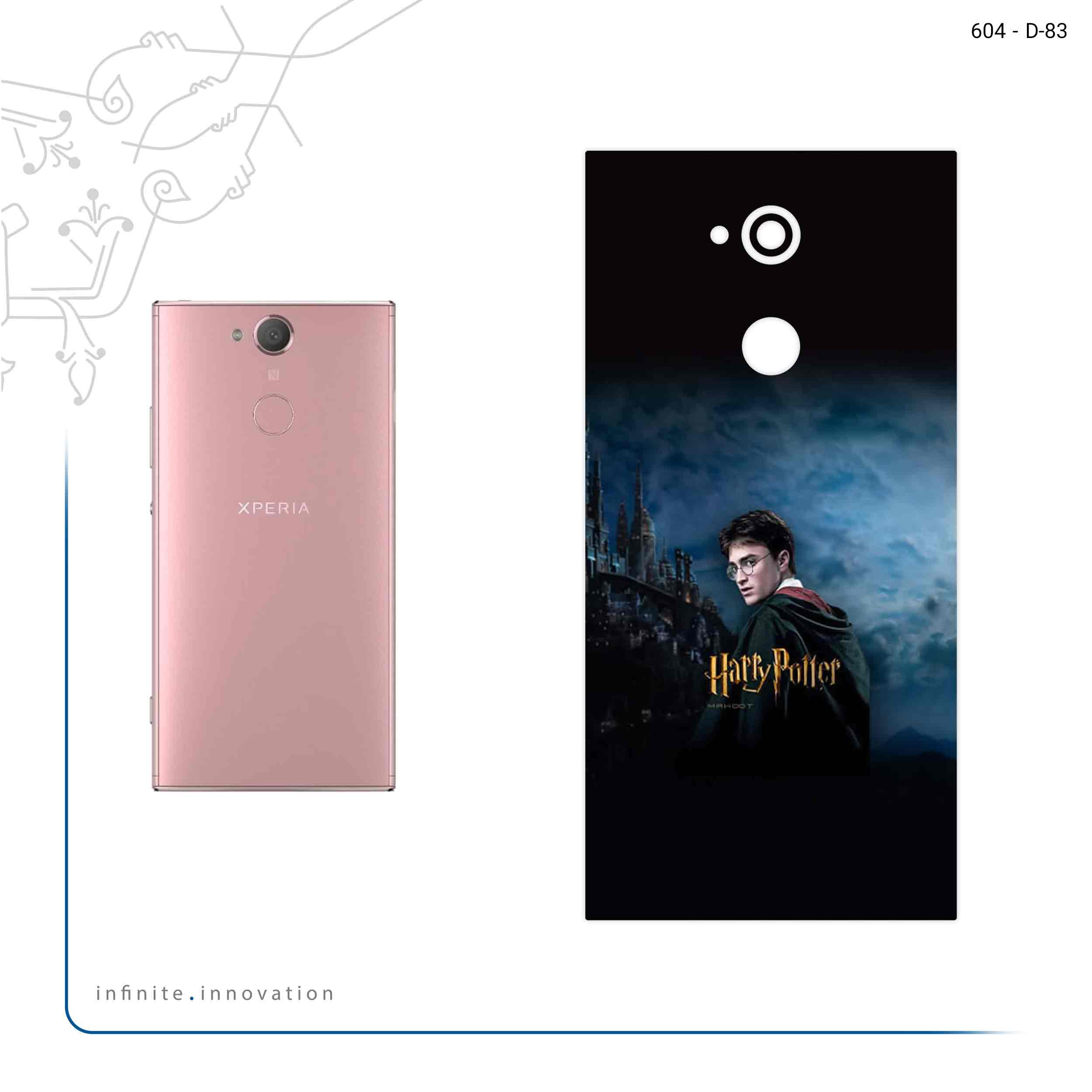 برچسب پوششی ماهوت مدل Harry Potter مناسب برای گوشی موبایل سونی Xperia XA2 Ultra