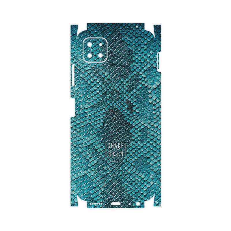 برچسب پوششی ماهوت مدل Blue Snake Skin-FullSkin مناسب برای گوشی موبایل سامسونگ Galaxy A22 5G