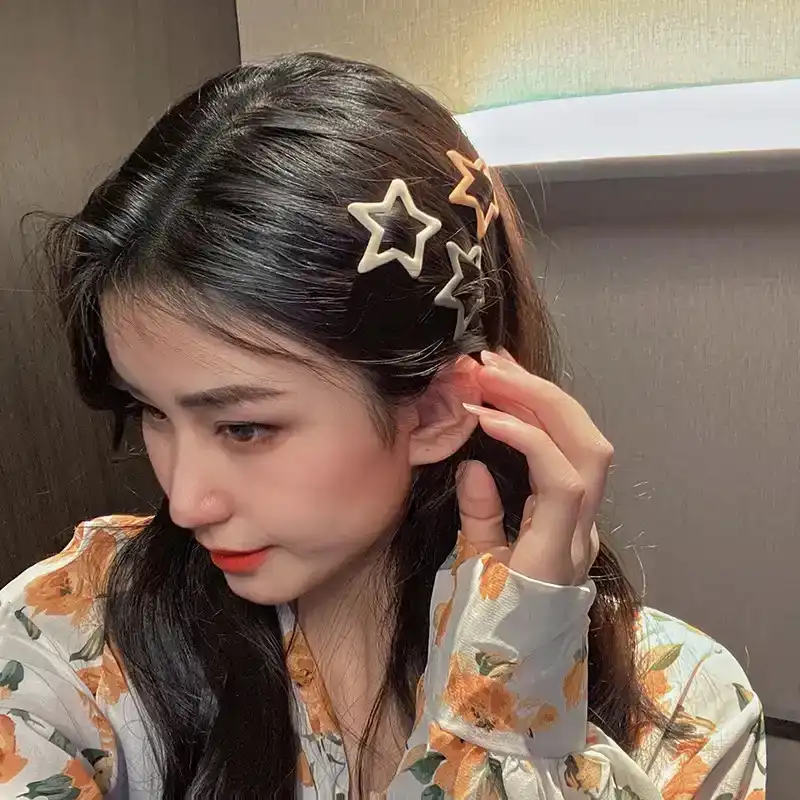 گیره مو زنانه مدل ستاره