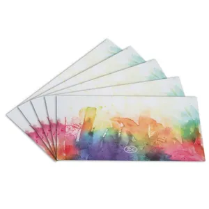 پاکت نامه انتشارات سیبان مدل Watercolor بسته 5 عددی