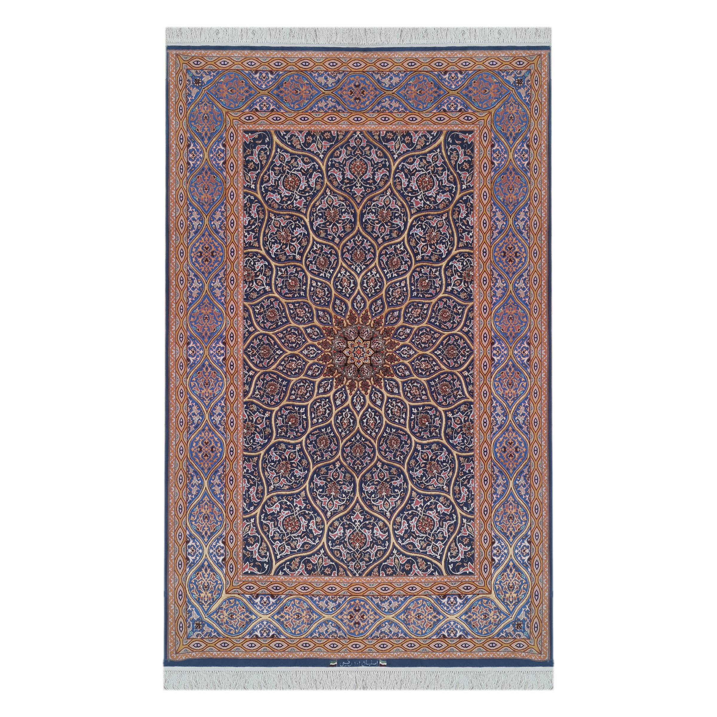 فرش دستبافت دو نیم متری اصفهان رفیعی کد 1276