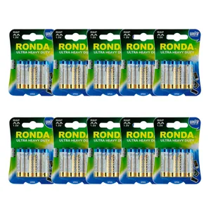 باتری قلمی روندا مدل Ultra Plus Heavy Duty R6P بسته 40 عددی