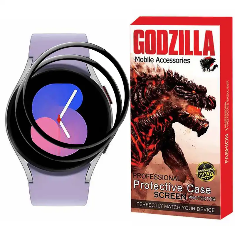 محافظ صفحه نمایش گودزیلا مدل G-PMMA مناسب برای ساعت هوشمند سامسونگ Watch 5 44mm بسته 2 عددی