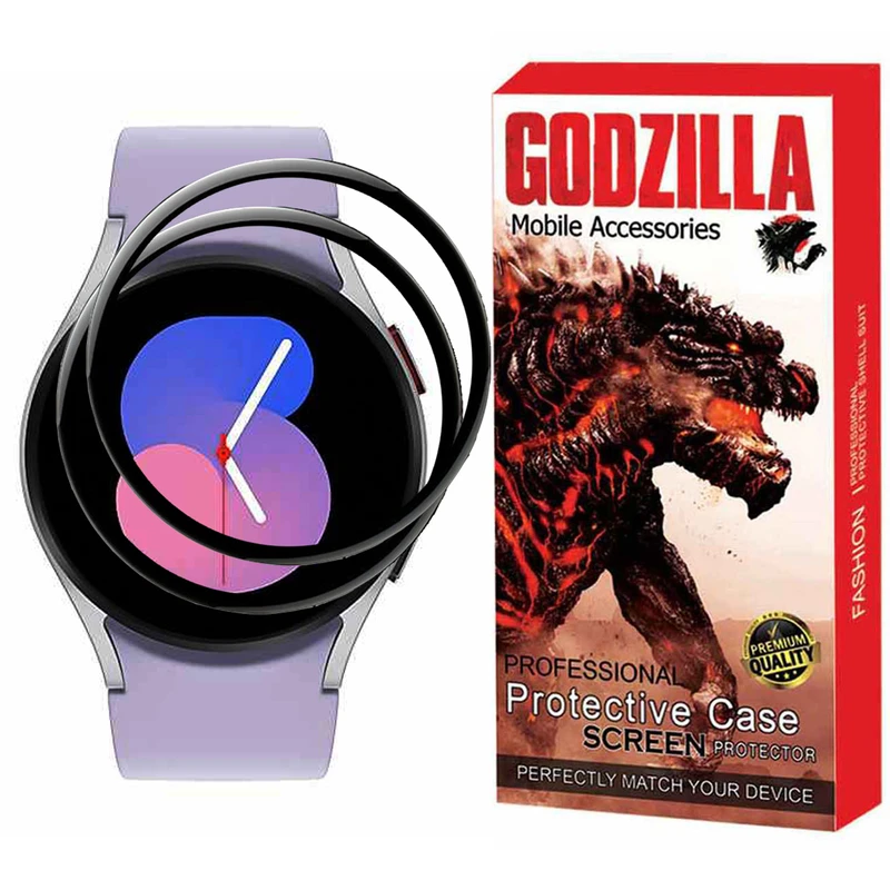 محافظ صفحه نمایش گودزیلا مدل G-PMMA مناسب برای ساعت هوشمند سامسونگ Watch 5 44mm بسته 2 عددی