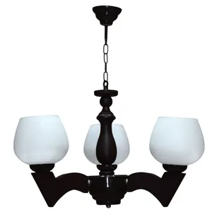 لوستر سه شعله چشمه نور کد G700/3-BR