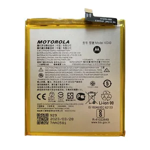 باتری موبایل مدل KG40 ظرفیت 4000 میلی آمپر ساعت مناسب برای گوشی موبایل موتورولا MOTO E7