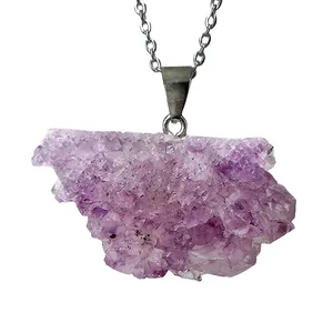 گردنبند دخترانه مدل آمیتیست کد 11-78