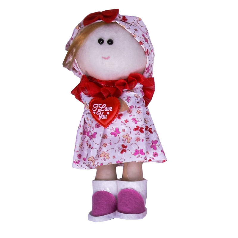 عروسک طرح دختر روسی مدل لاو کد 115 ارتفاع 23 سانتی متر