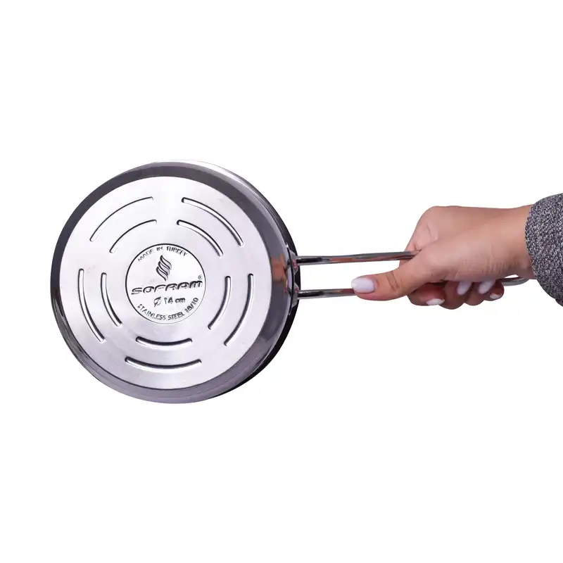 شیرجوش استیل سوفرام مدل G01 سایز 14