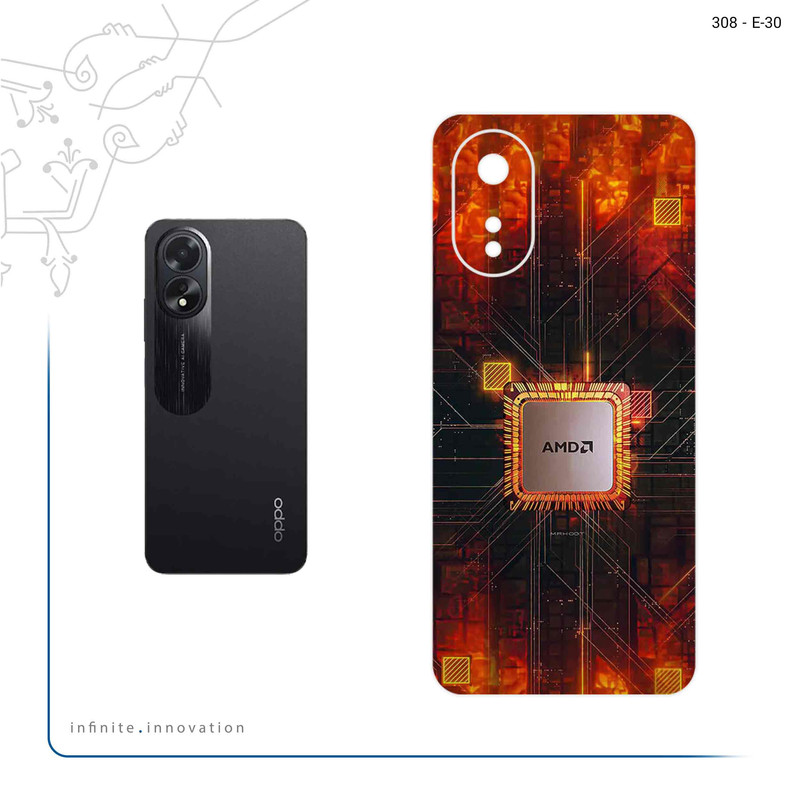 برچسب پوششی ماهوت مدل AMD مناسب برای گوشی موبایل اپو A38