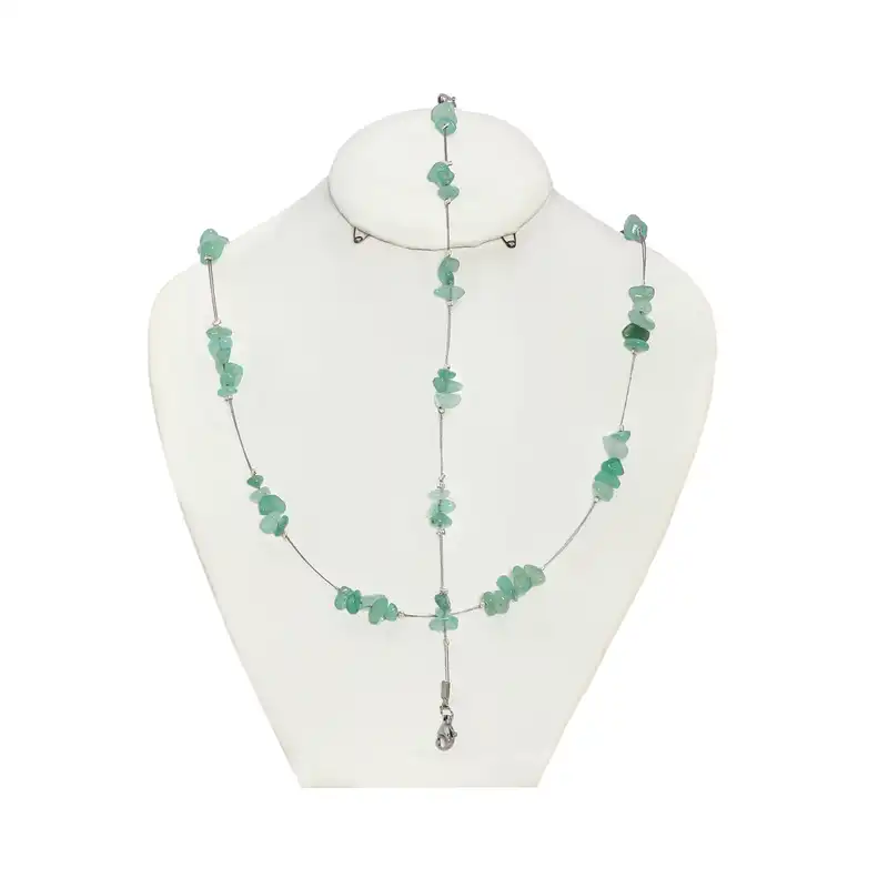 نیم ست زنانه مدل سنگ آونتورین