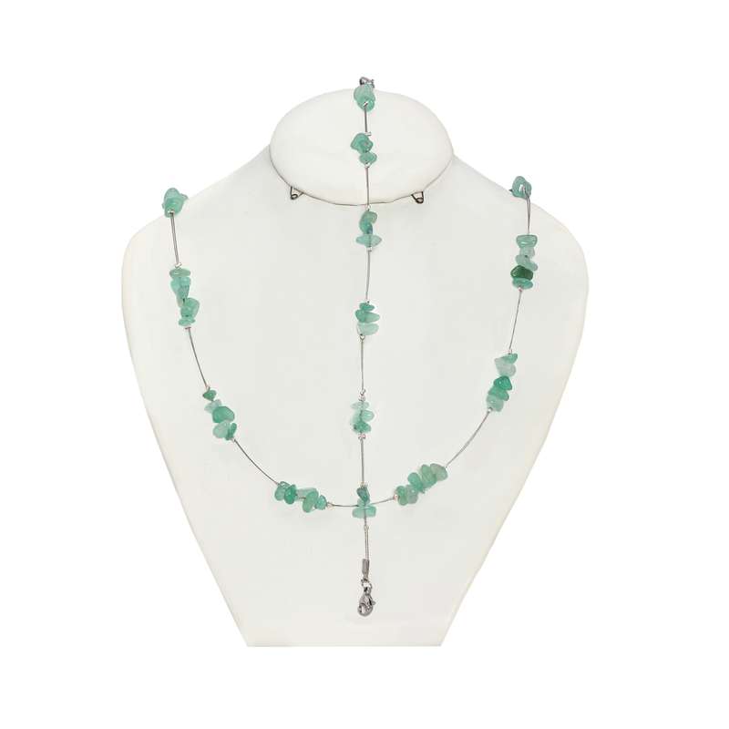 نیم ست زنانه مدل سنگ آونتورین نیم ست زنانه مدل سنگ آونتورین