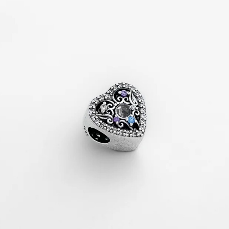 آویز گردنبند نقره زنانه پاندورا مدل Heart charm 65220