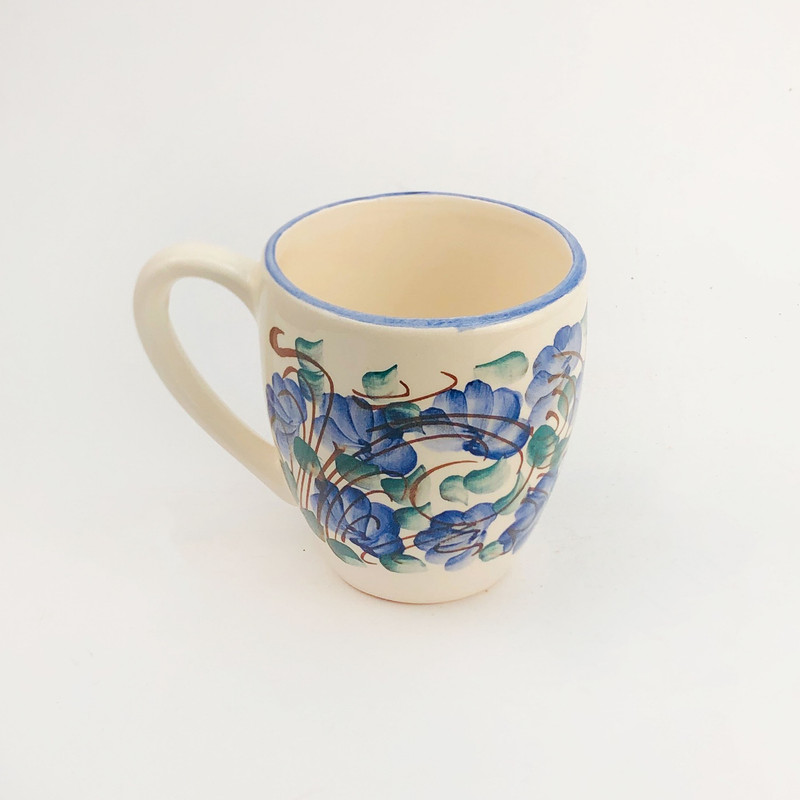 سرویس پارچ و لیوان سرامیکی مدل شکوفه مجموعه سه عددی