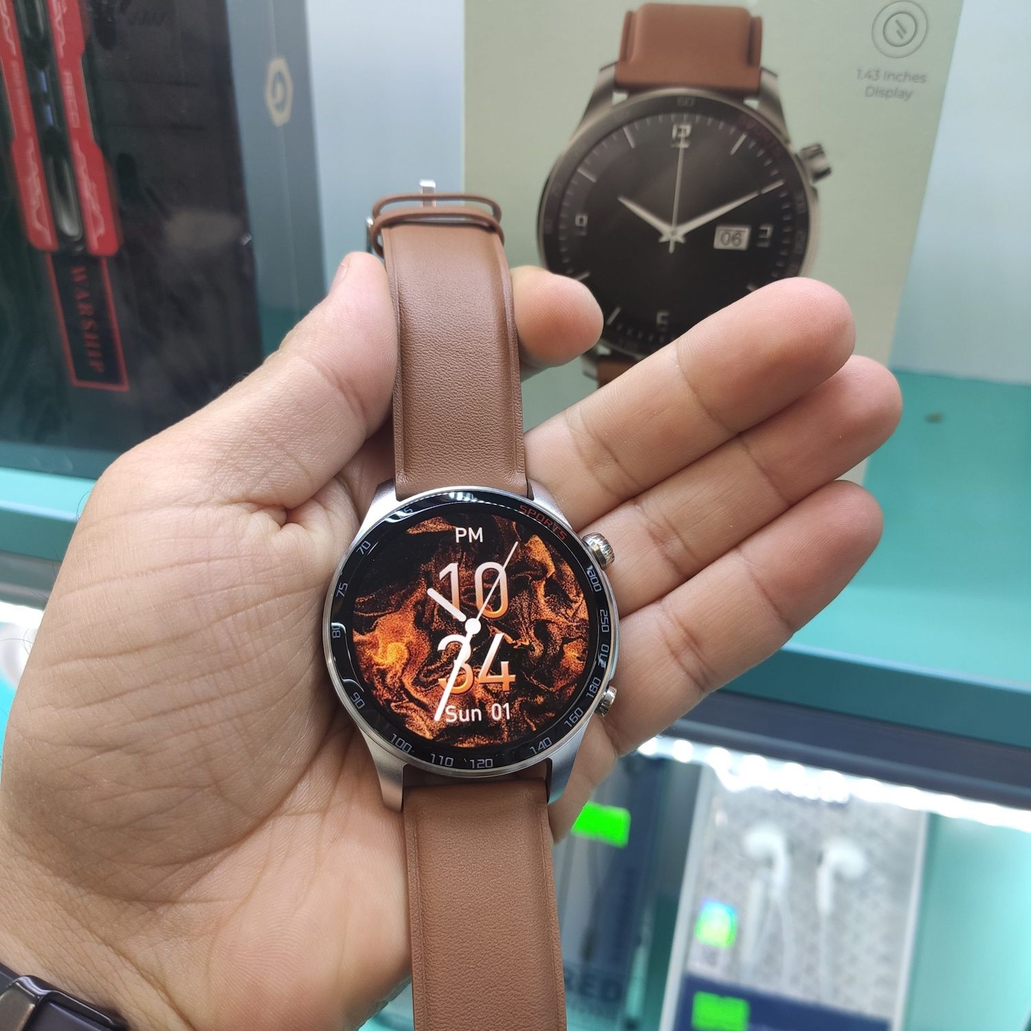 ساعت هوشمند گرین لاین مدل FAS HIFI G-WEAR OLANET -  - 5