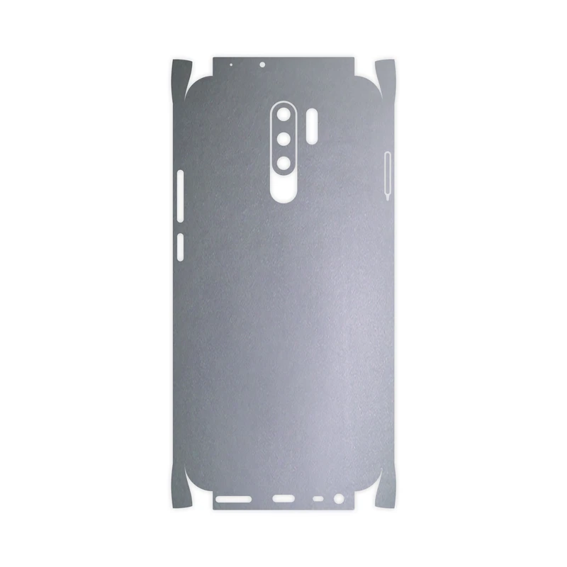 برچسب پوششی ماهوت مدل Matte-Silver-FullSkin مناسب برای گوشی موبایل شیائومی Redmi 9