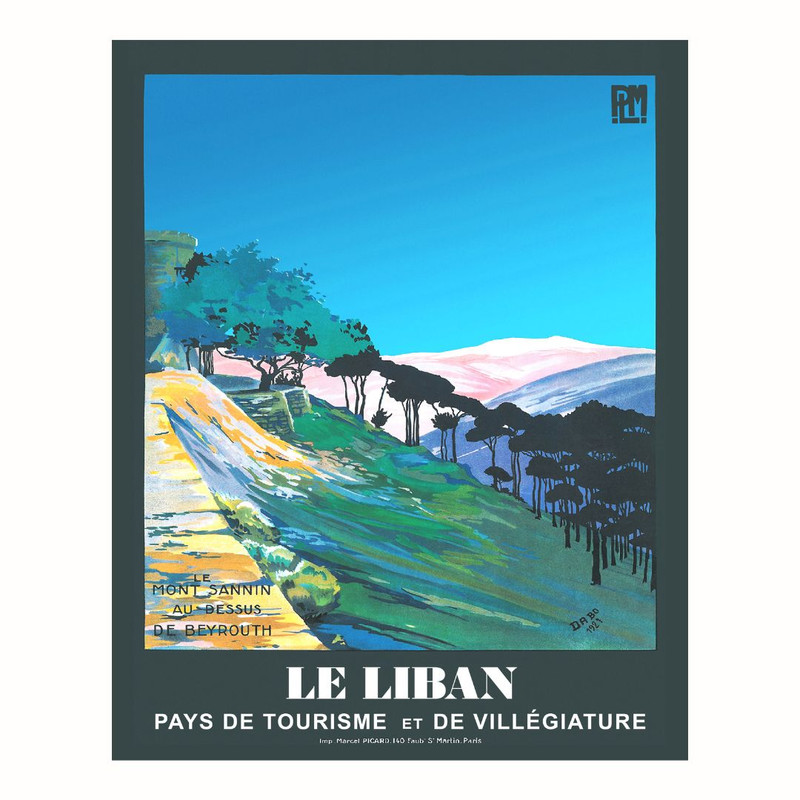 پوستر مدل سفر چاپ  لبنان  