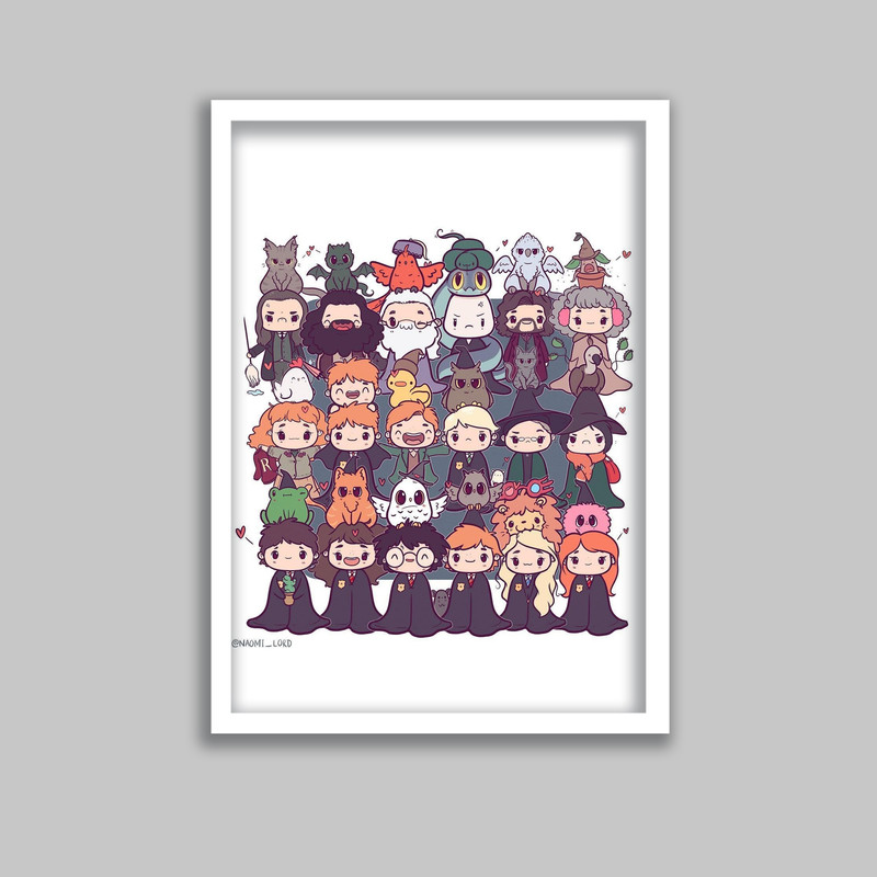 تابلو مدل هری پاتر Harry Potter کد LA-G10602