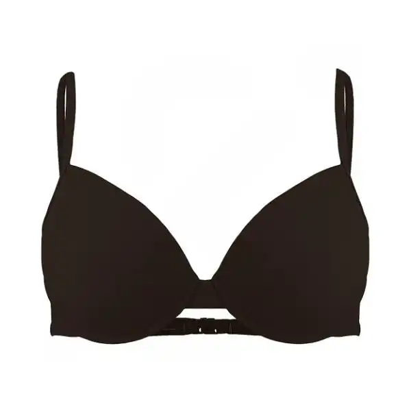 مایو زنانه مدل فنردار IS رنگ قهوه ای