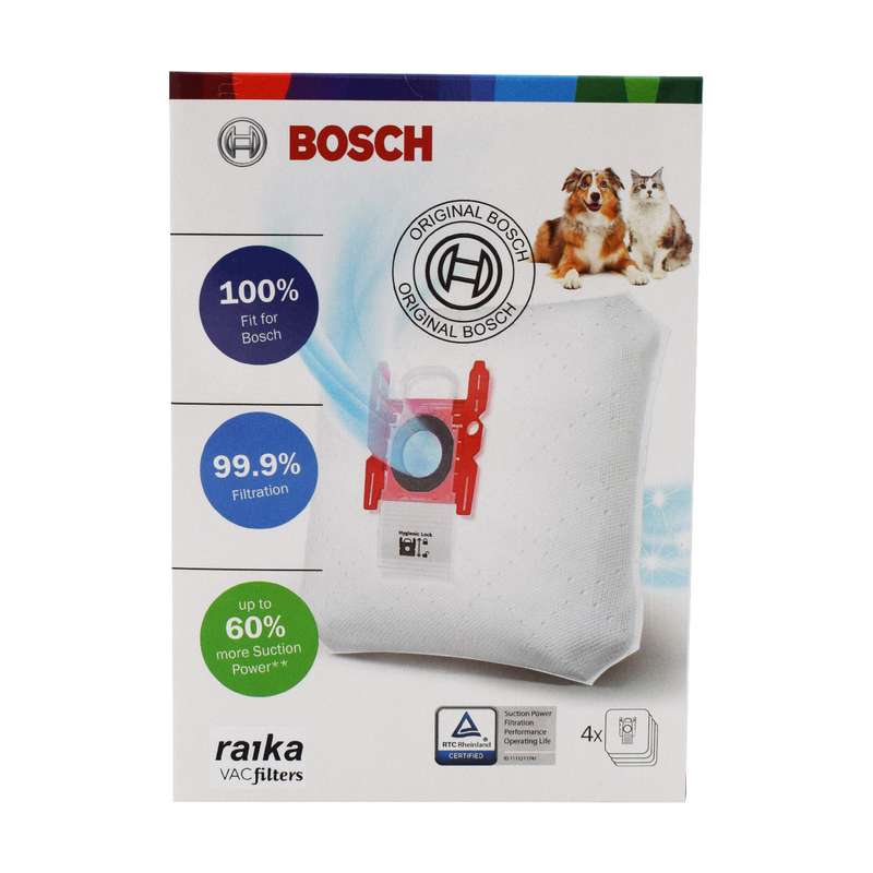 کیسه جاروبرقی مدل BBZ-GALL مناسب برای جاروبرقی های بوش تایپ G بسته 4 عددی