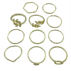 انگشتر زنانه مدل مدل R4024 مجموعه 11 عددی