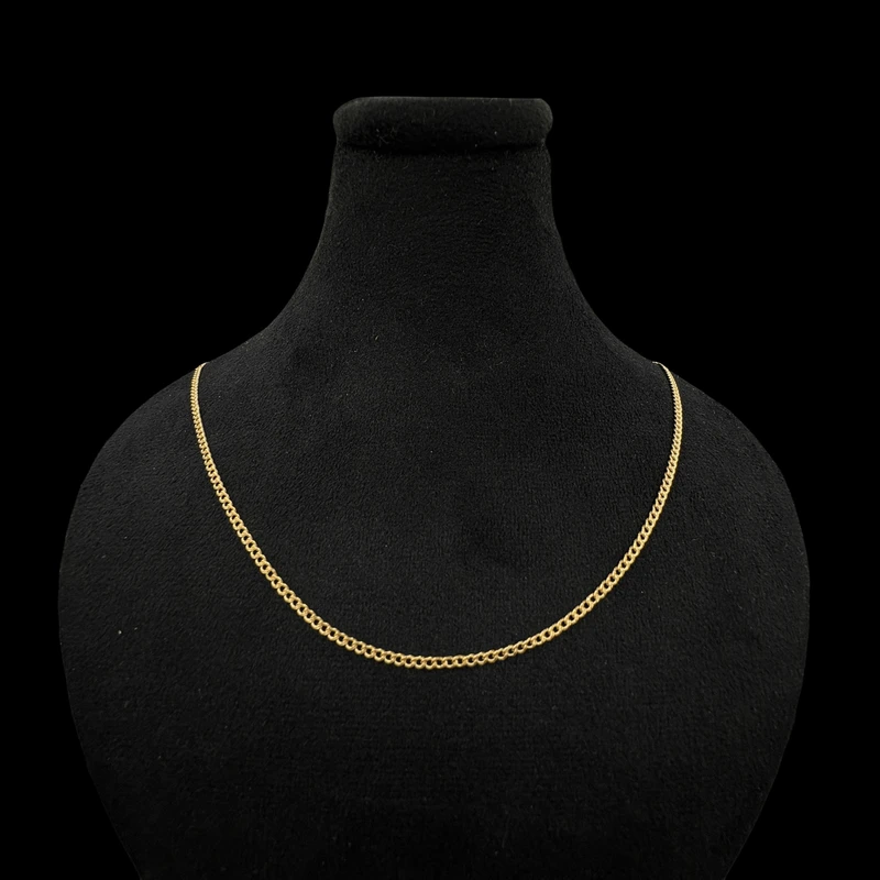 زنجیر طرح کارتیه طلا 18 عیار زنانه ناریا مدل الیت کارتیه کد S40