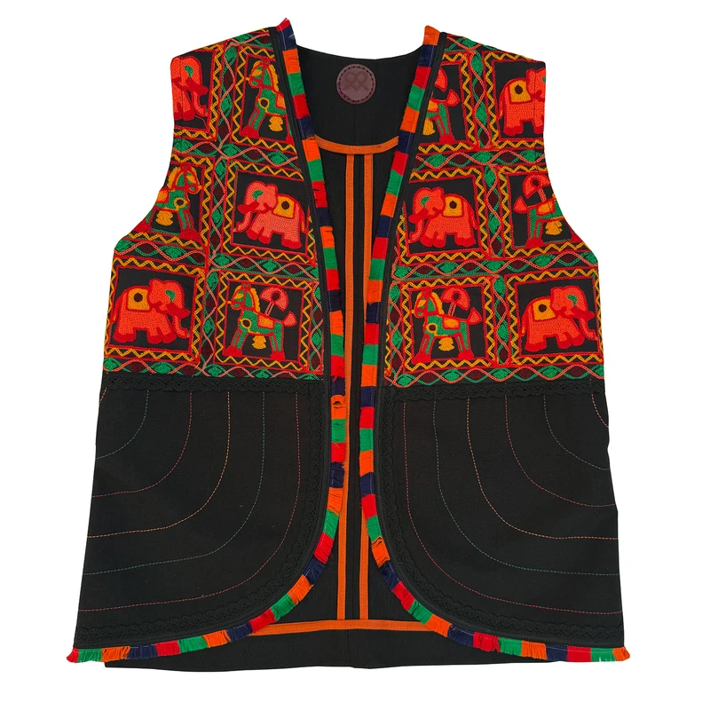 وست یقه گرد زنانه مدل سوگند 