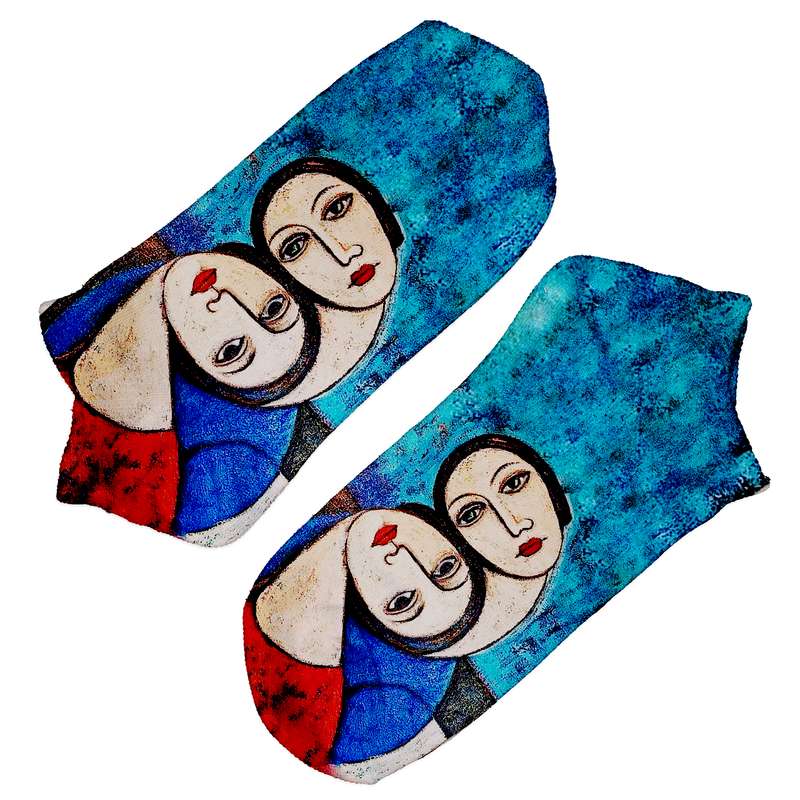 جوراب مدل آدمک 01