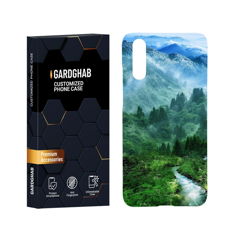کاور گارد قاب مدل کهکشان و طبیعت مناسب برای گوشی موبایل هوآوی  P20