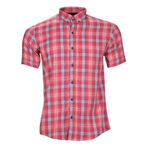 پیراهن آستین کوتاه مردانه نکومن مدل کلاسیک کد 15cl08