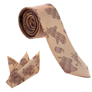ست کراوات و دستمال جیب مردانه مدل نیوفشن کد 103
